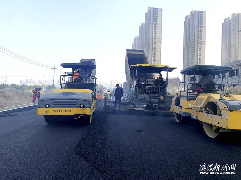师苑路西延道路改善工程施工现场