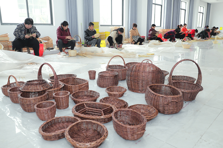 正红镇草柳编织园