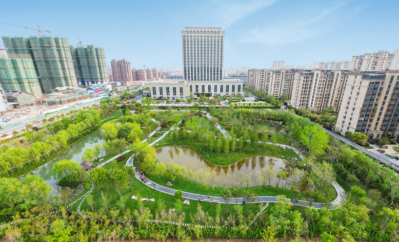 我县加大公园游园改造提升力度